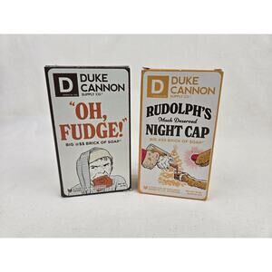 Duke Cannon Soap "OH FUDGE" & Duke Cannon Rudolph's Night Cap